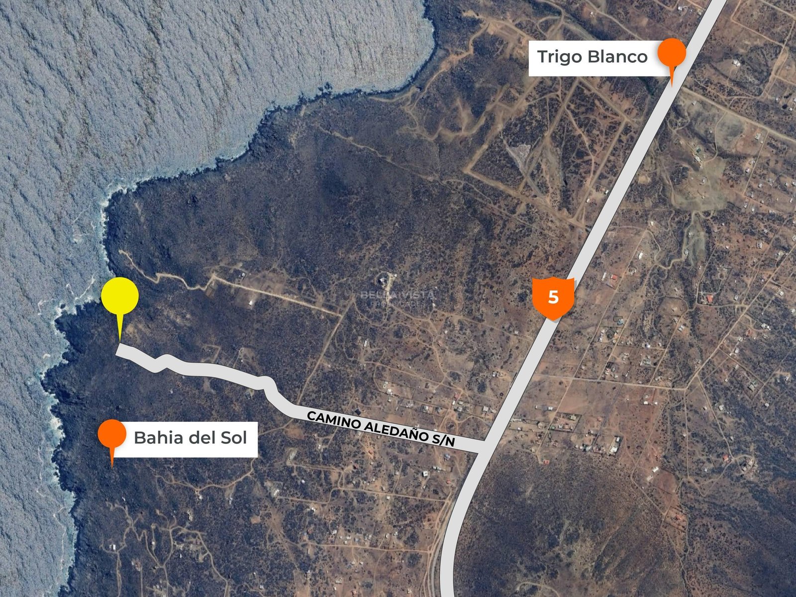 Venta de Terreno Serena, Sector de la Playa con Rol, a 23km de la Serena borde Costero